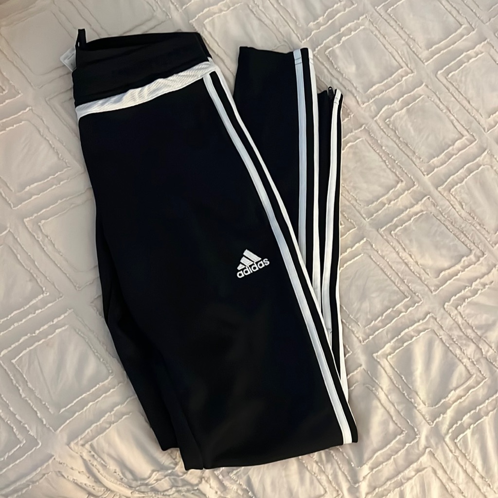 Adidas Pants With Zipper At Ankles